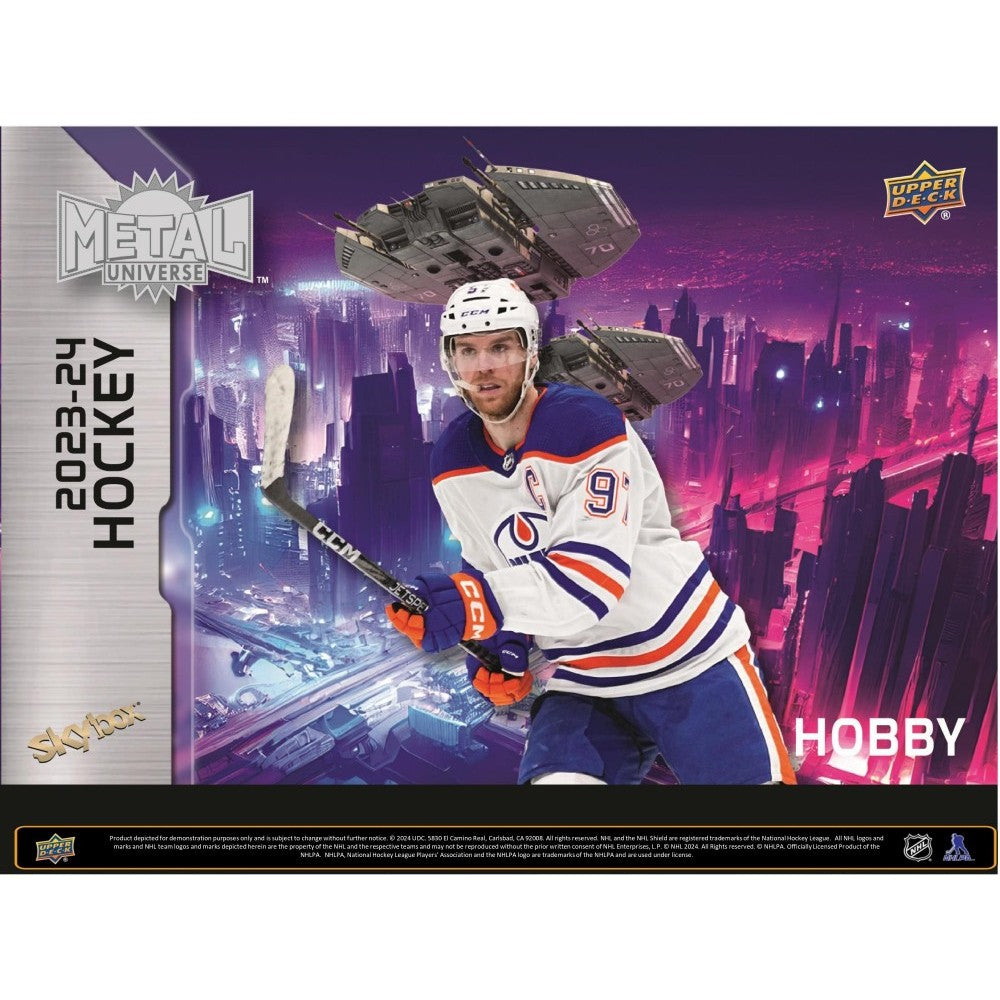 2023-24 UPPER DECK SKYBOX METAL UNIVERSE HOCKEY HOBBY BOX