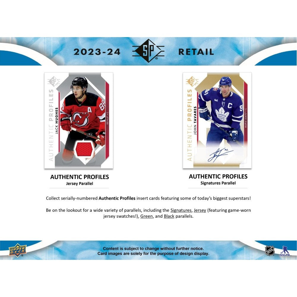 LIVE OPENING 2023-24 UPPER DECK SP HOCKEY BLASTER BOX