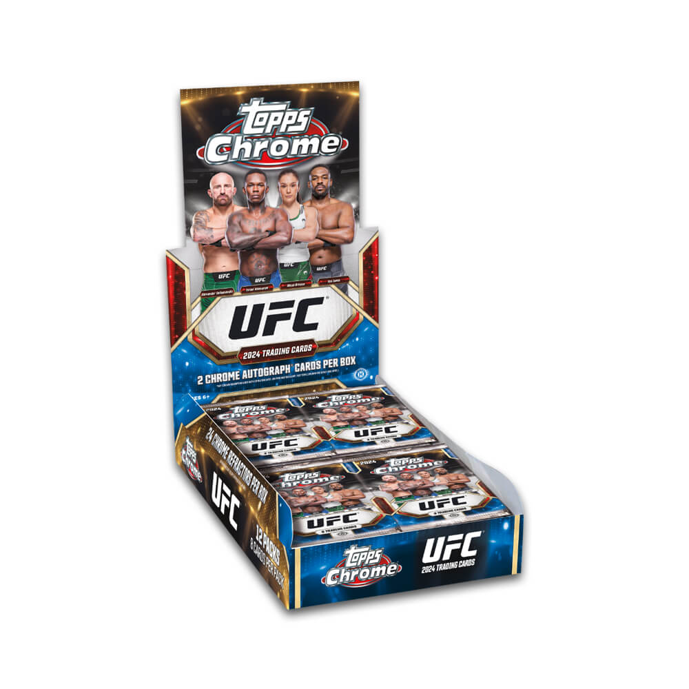 2024 TOPPS CHROME UFC HOBBY BOX