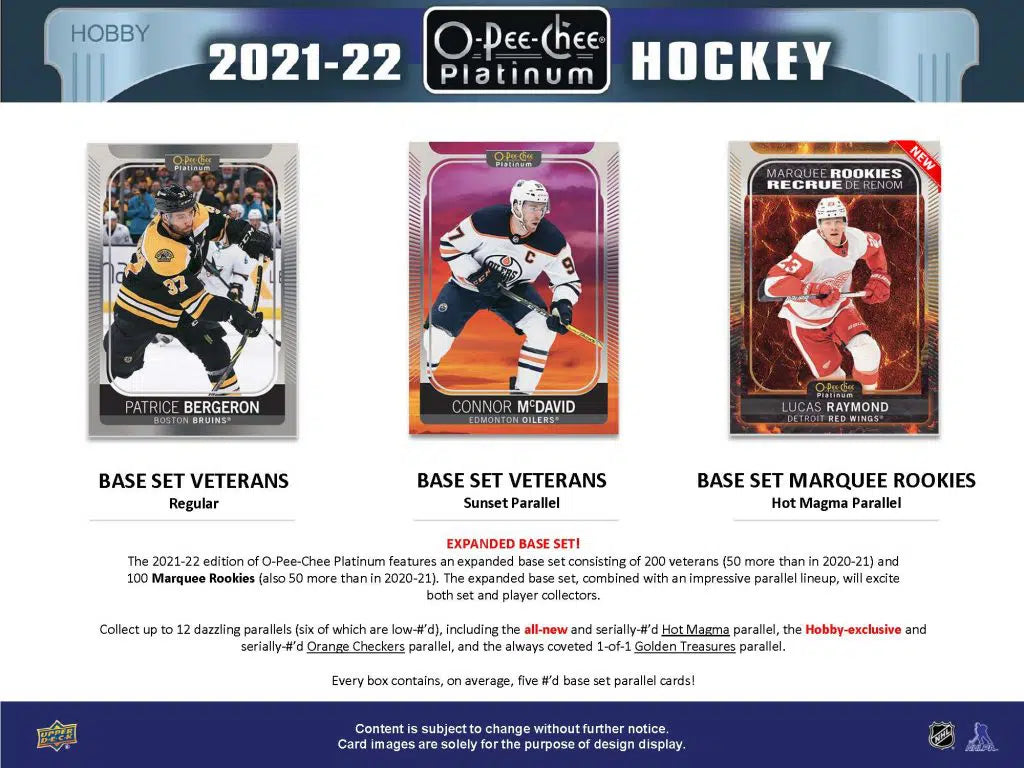 LIVE OPENING 2021-2022 UPPER DECK O-PEE-CHEE PLATINUM HOCKEY HOBBY PACK