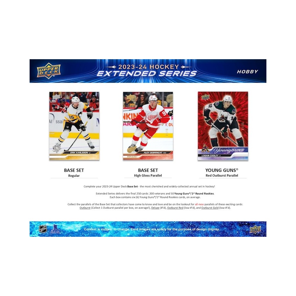 2023-24 UPPER DECK EXTENDED SERIES HOCKEY HOBBY BOX