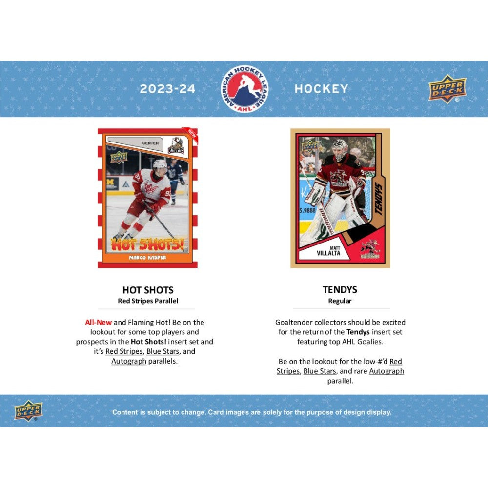 2023-24 UPPER DECK AHL HOCKEY HOBBY BOX