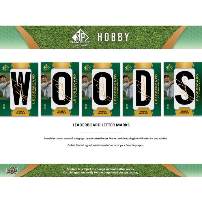 2024 UPPER DECK GOLF HOBBY BOX