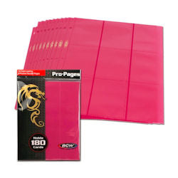 PAGES 18 POCKET SIDELOAD PINK 10 PACK