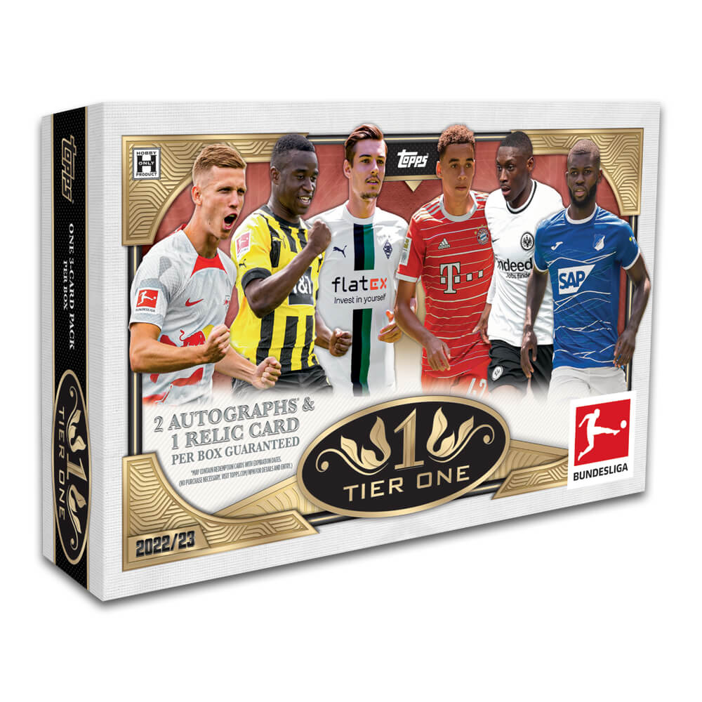 2022-23 TOPPS TIER ONE BUNDESLIGA SOCCER HOBBY BOX