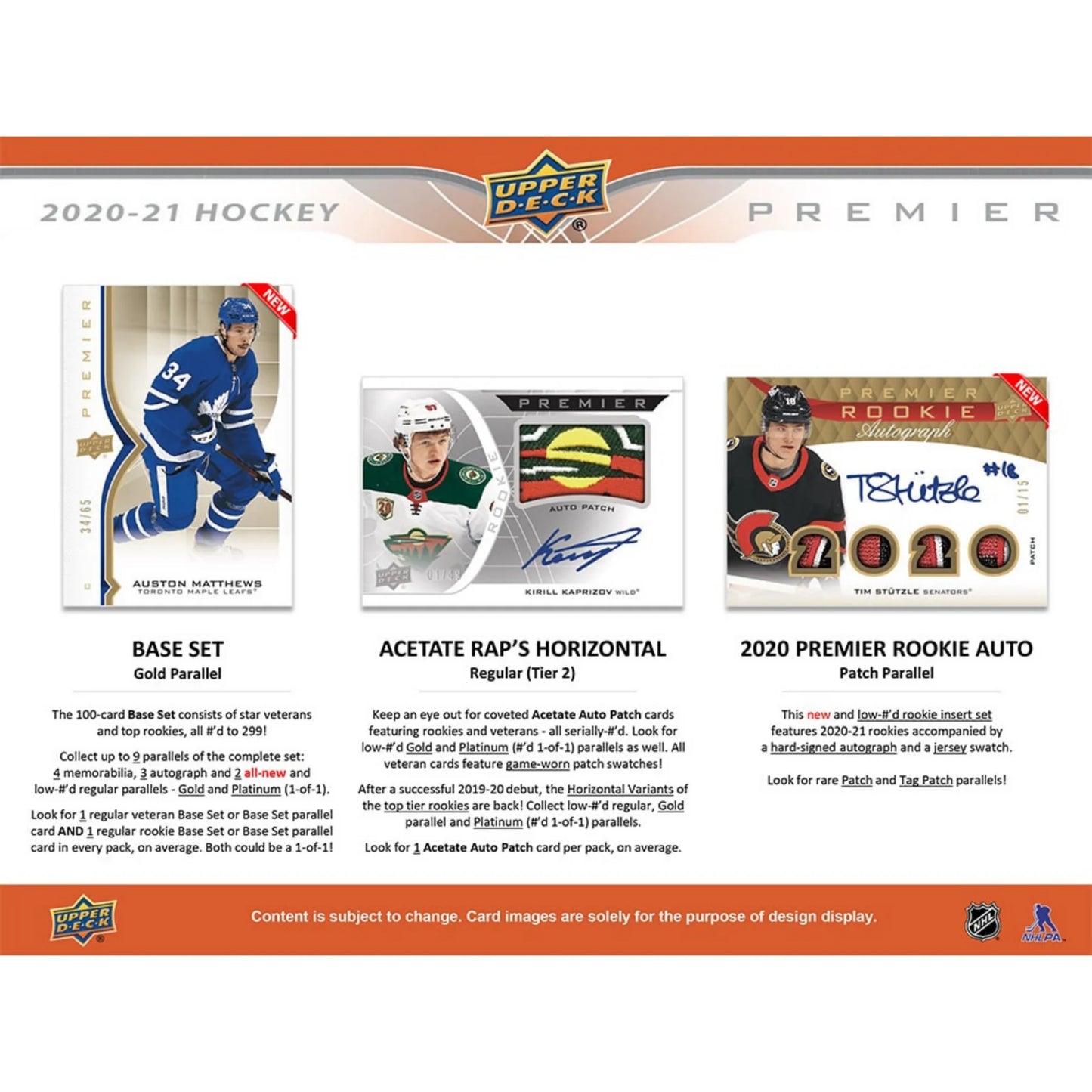 2020-21 UPPER DECK PREMIER HOCKEY HOBBY BOX