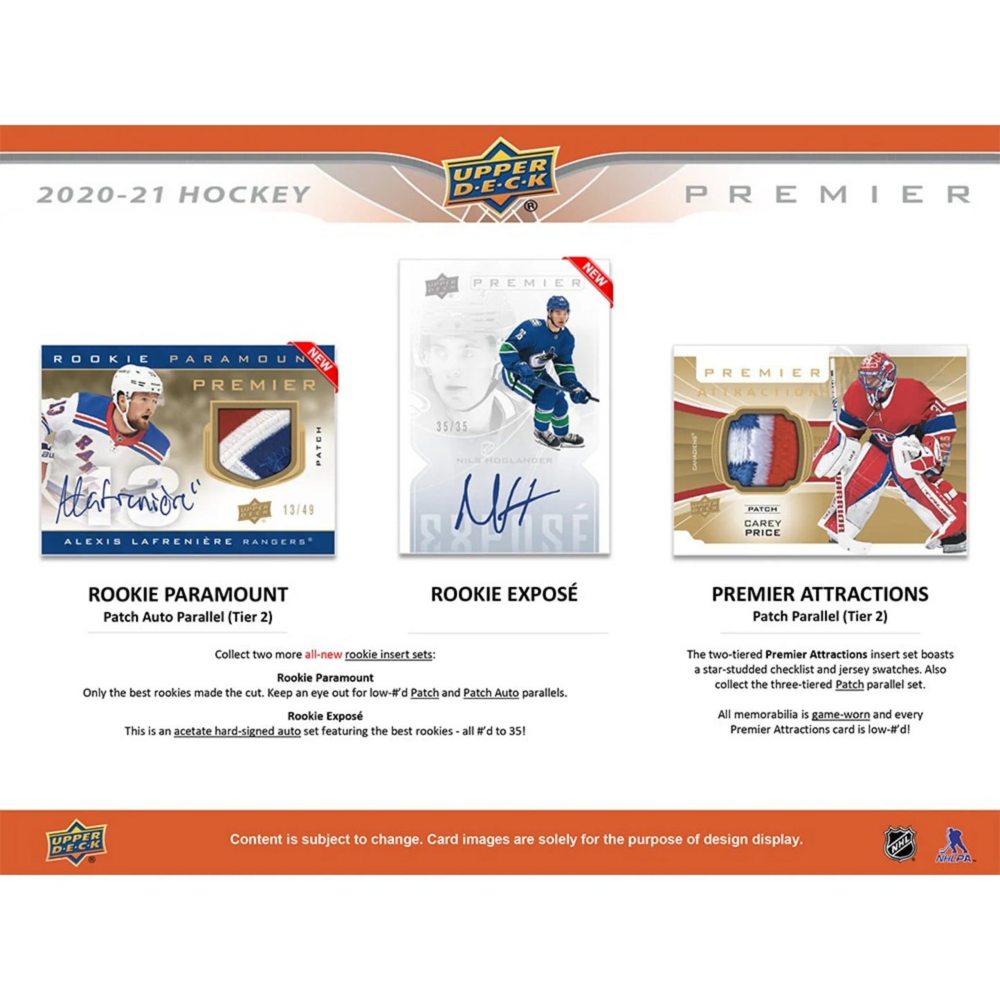 2020-21 UPPER DECK PREMIER HOCKEY HOBBY BOX