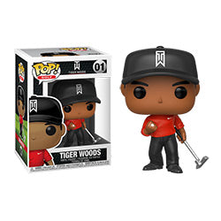 POP GOLF TIGER WOODS RED SHIRT