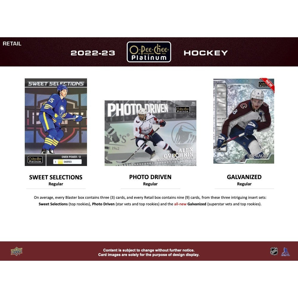 2022-23 UPPER DECK O-PEE-CHEE PLATINUM HOCKEY BLASTER BOX