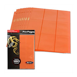 PAGES 18 POCKET SIDELOAD ORANGE 10 PACK