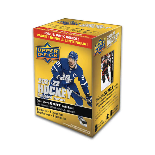 2021-22 UPPER DECK EXTENDED SERIES HOCKEY BLASTER BOX