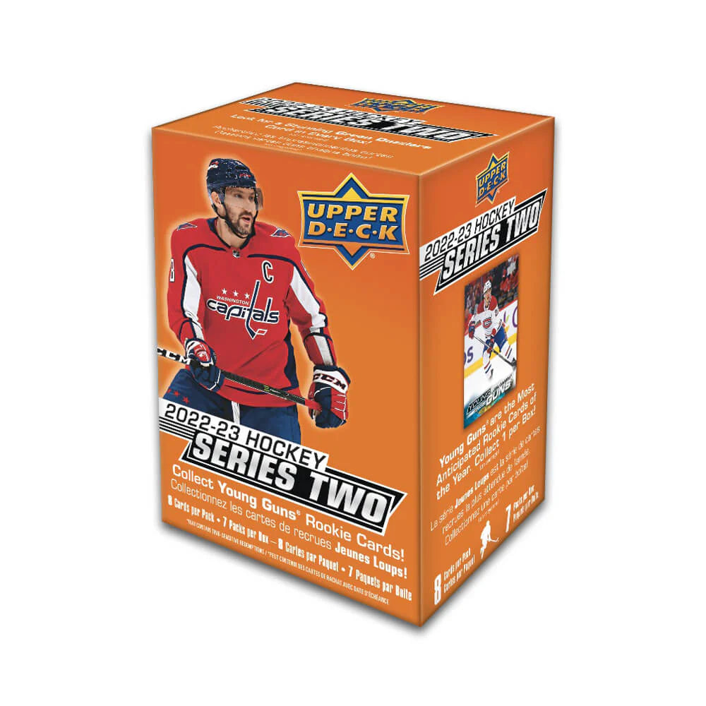 LIVE OPENING 2022-23 UPPER DECK SERIES 2 HOCKEY BLASTER BOX