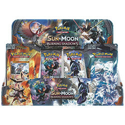 POKEMON SM03 BURNING SHADOWS LAUNCH BOX DISPLAY