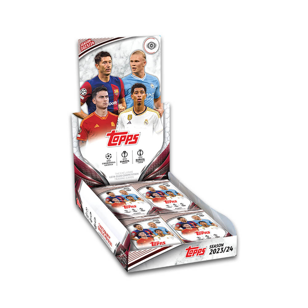 2023-24 TOPPS UEFA CLUB COMPETITIONS SOCCER HOBBY BOX