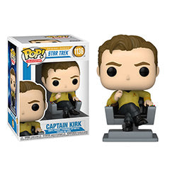 POP TV STAR TREK CAPTAIN KIRK IN CHAIR