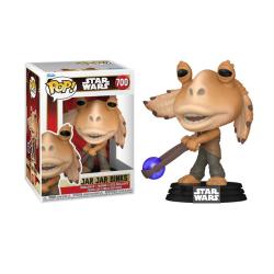 POP STAR WARS EP1 JAR JAR BINKS W/ BOOMA BALLS PHANTOM MENACE 25TH ANNIVERSARY