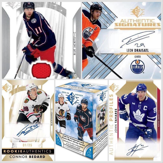 LIVE OPENING STASH OR PASS CASE BREAK 2023-24 UPPER DECK SP HOCKEY BLASTER BOX