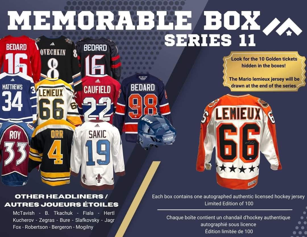 LIVE OPENING MEMORABLE AUTHENTIC JERSEY BOX