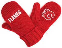 NHL PODIUM MITTS FLAMES