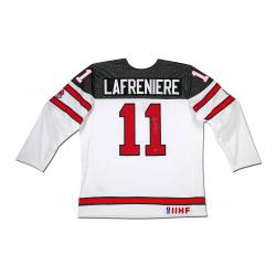 ALEXIS LAFRENIERE AUTO TEAM CANADA NIKE WHITE JERSEY