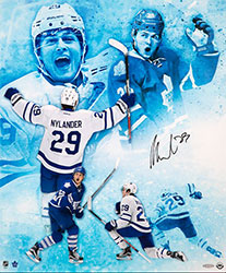 WILLIAM NYLANDER AUTO 20X24 GOAL CELEBRATION PHOTO