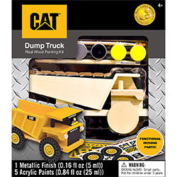 CATERPILLAR DUMP TRUCK WOOD PAINT KIT