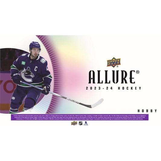 2023-24 UPPER DECK ALLURE HOCKEY HOBBY BOX