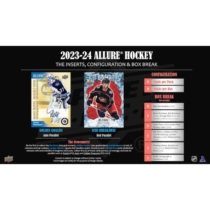 2023-24 UPPER DECK ALLURE HOCKEY HOBBY BOX