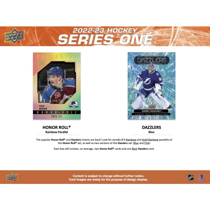 2022-23 UPPER DECK SERIES 1 HOCKEY HOBBY BOX