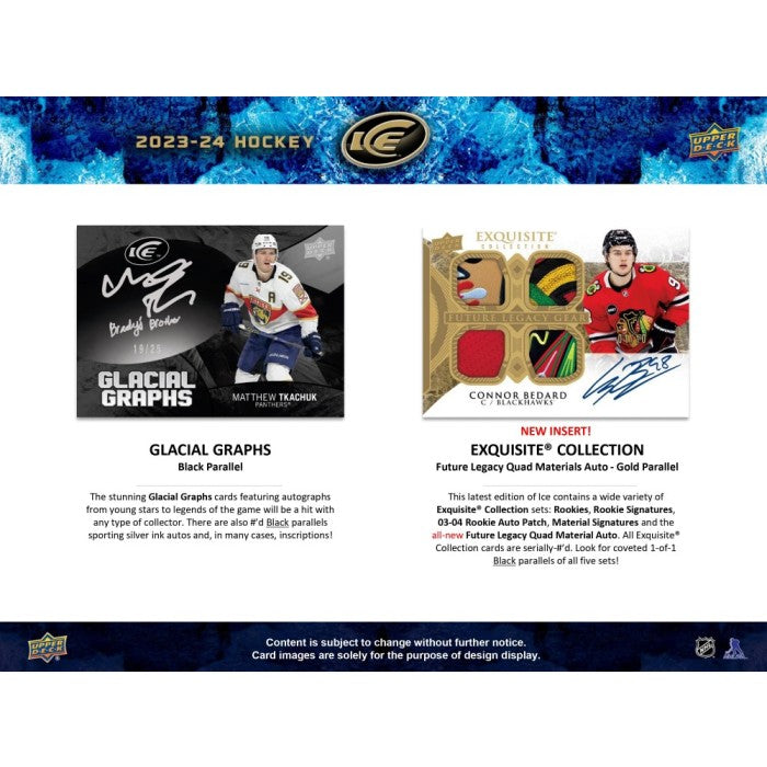 2023-24 UPPER DECK ICE HOCKEY HOBBY BOX