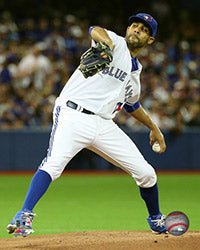 DAVID PRICE TORONTO BLUE JAYS PITCHING IN ACTION 8X10 PHOTO