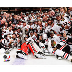 CHICAGO BLACKHAWKS CELEBRATION STANLEY CUP 2013 8X10 PHOTO