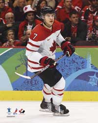 BRENT SEABROOK TEAM CANADA IN ACTION 8X10 PHOTO