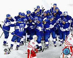 TORONTO MAPLE LEAFS CENTENNIAL CLASSIC 100 YEARS CELEBRATION 8X10 PHOTO