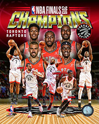 TORONTO RAPTORS 8X10 FINALS TEAM COLLAGE