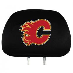 NHL AUTO HEAD REST COVER - FLAMES