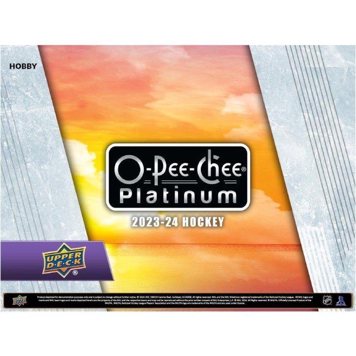 2023-24 UPPER DECK O-PEE-CHEE PLATINUM HOCKEY HOBBY BOX