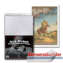 ART PRINT RESEALABLE BAGS 11x17