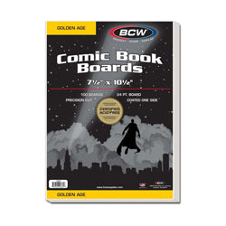 COMIC BOOK BACK BOARDS BCW GOLDEN