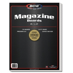 MAGAZINE BACK BOARDS BCW