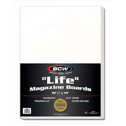 MAGAZINE BACK BOARDS BCW LIFE