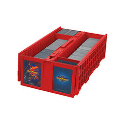 1,600ct COLLECTIBLE PLASTIC CARD BIN RED