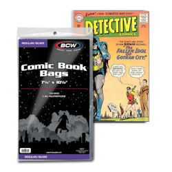 COMIC BOOK BAGS BCW SILVER/REGULAR