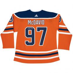 CONOR MCDAVID AUTO OILERS ORANGE JERSEY