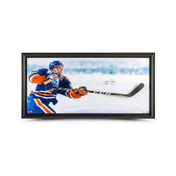 CONNOR MCDAVID AUTO FRAME OILERS SHARPSHOOTER BREAK THRU