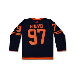 CONNOR MCDAVID AUTO NAVY PRIMEGREEN JERSEY