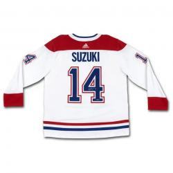 NICK SUZUKI AUTO CANADIENS JERSEY WHITE