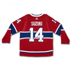 NICK SUZUKI AUTO CANADIENS JERSEY RED