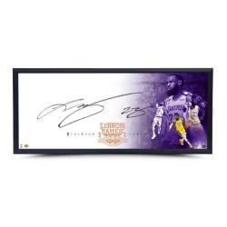 LEBRON JAMES AUTO THE SHOW FRAME LAKERS