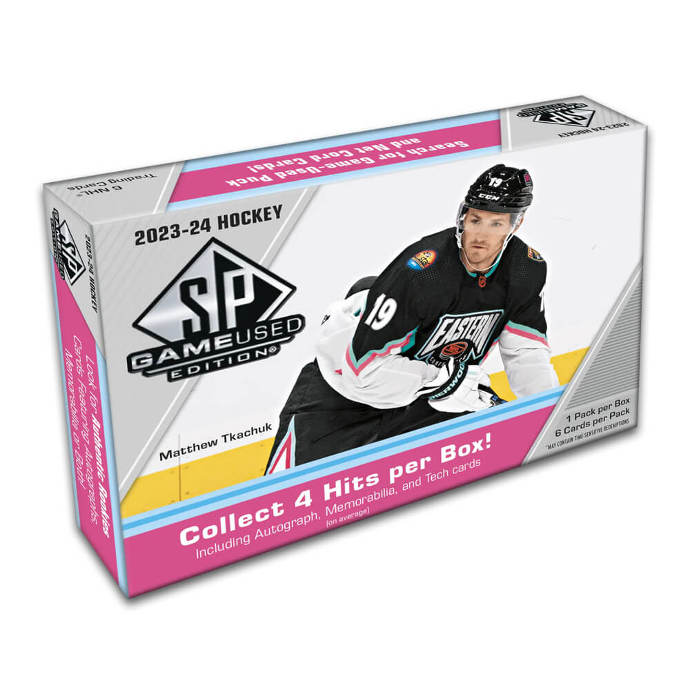 2023-24 UPPER DECK SP GAME USED HOCKEY HOBBY BOX